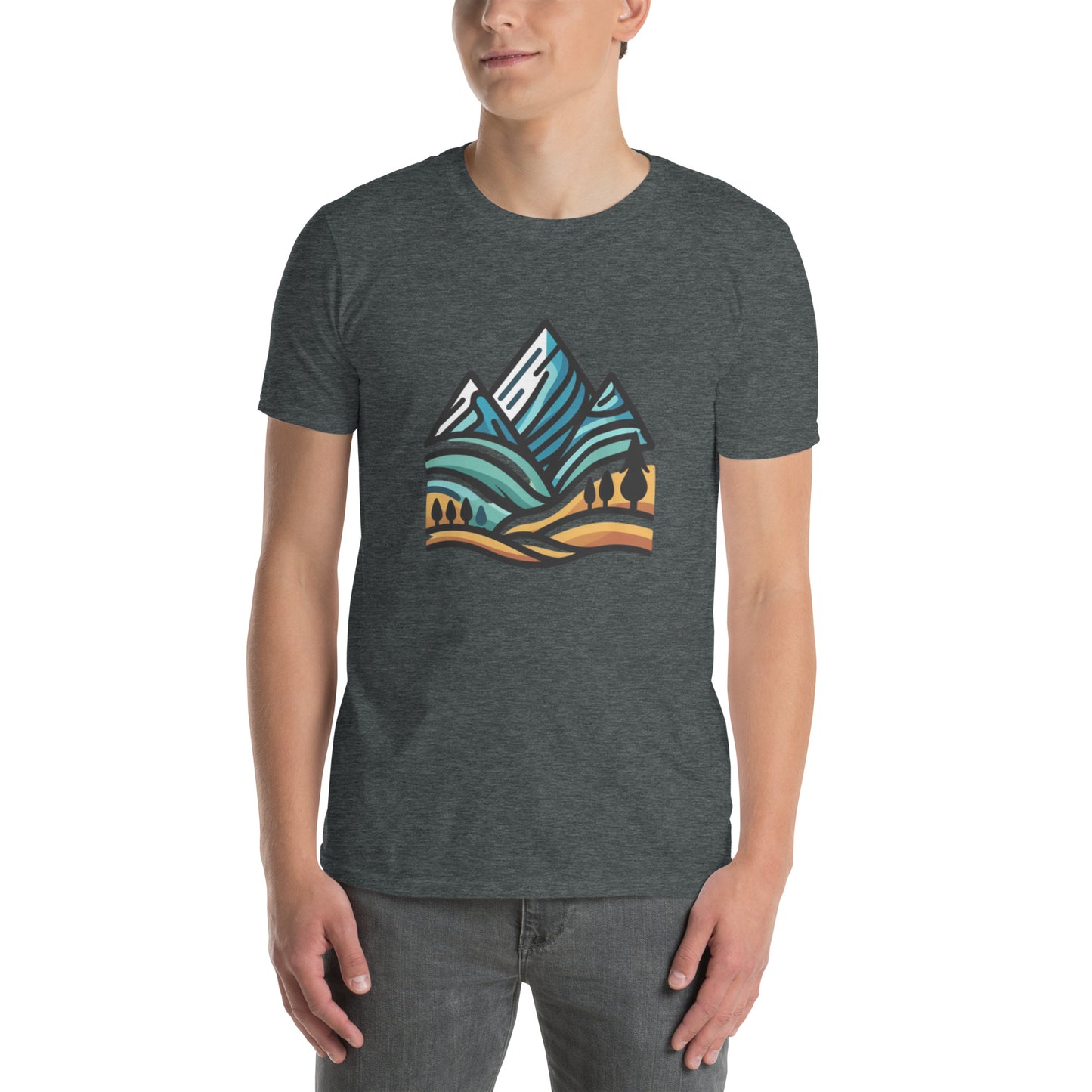 Unisex t-shirt mountains #3