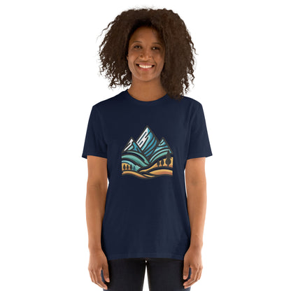 Unisex t-shirt mountains #3