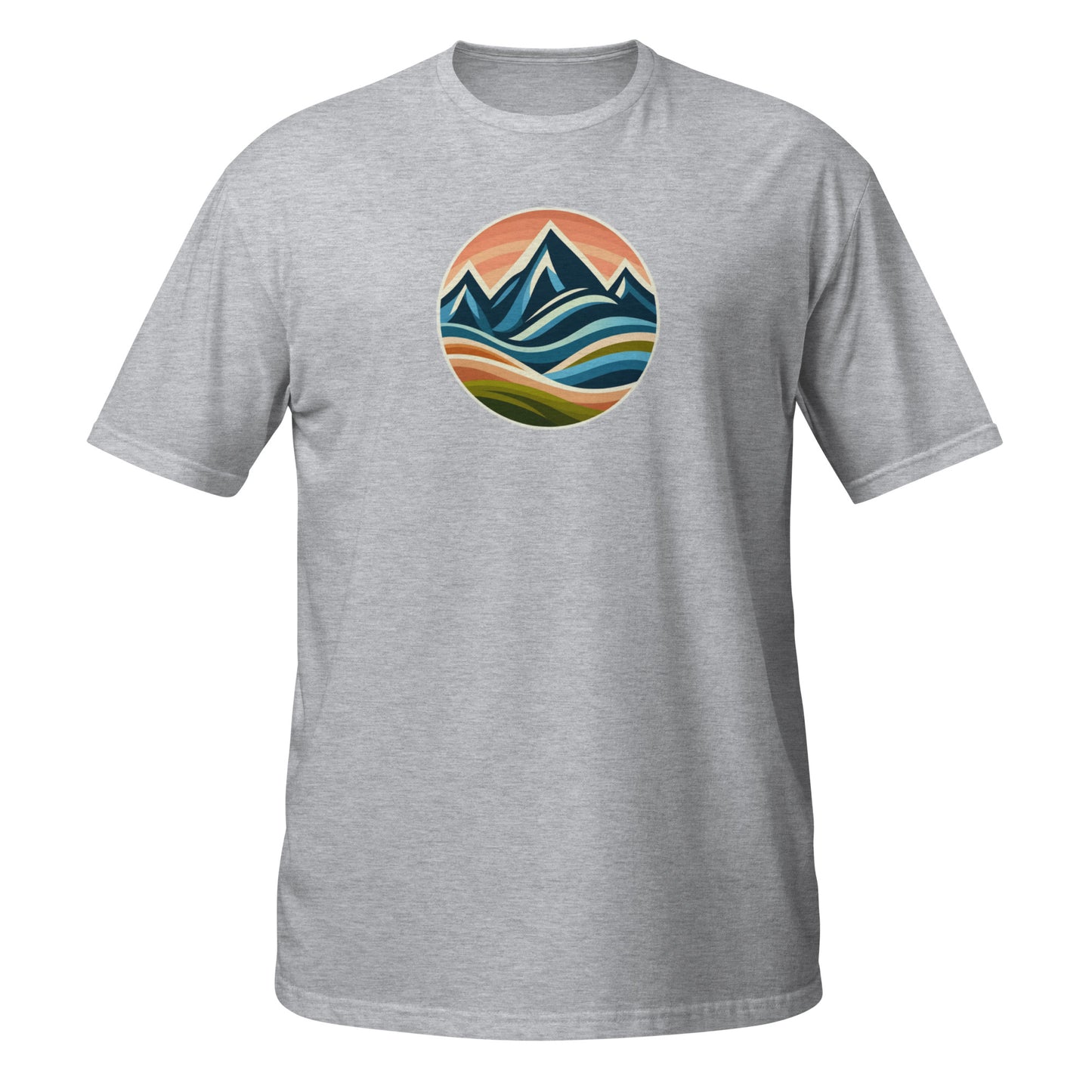 Unisex t-shirt mountains #1