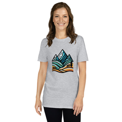 Unisex t-shirt mountains #3