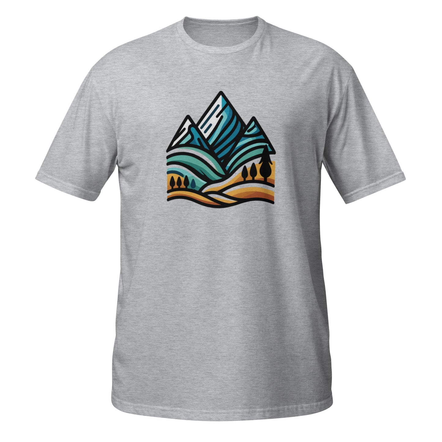 Unisex t-shirt mountains #3