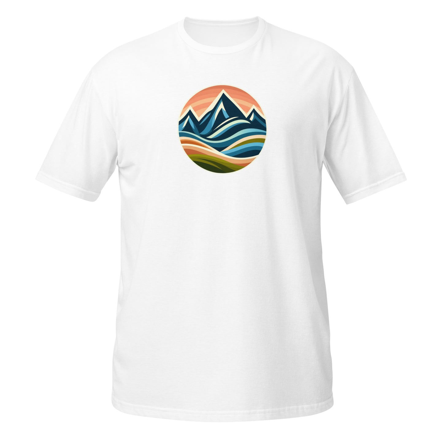 Unisex t-shirt mountains #1